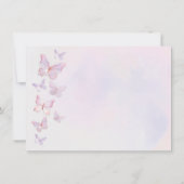 Butterfly Vrijgezellenfeest Recept Kaart (Achterkant)