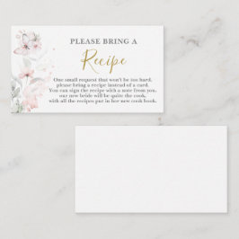 Butterfly Vrijgezellenfeest Recept Kaart Aanvraag