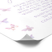 Butterfly Vrijgezellenfeest Ring spel Poster (Hoek)