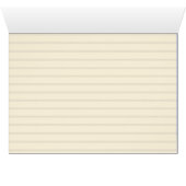 Butterfly w/Leopard Spots on Wood Background Card (Binenzijde Horizontaal (Onderkant))