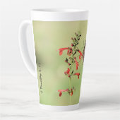 Butterfly w/ Verse over Gods Sterkte Latte Mok (Linkerhoek)