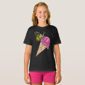 Butterfly Waffle ijs T-shirt (Voorkant volledig)