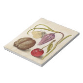 Butterfly Walnut Flower Cherry Waterverf Art Notitieblok (Linkerzijde)