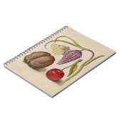 Butterfly Walnut Flower Cherry Waterverf Art Notitieboek (Linkerzijde)