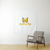 Butterfly Wandkleed (In situ)