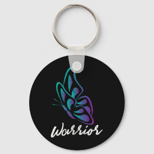 Butterfly Warrior - Bewustzijn van zelfmoordpreven Sleutelhanger
