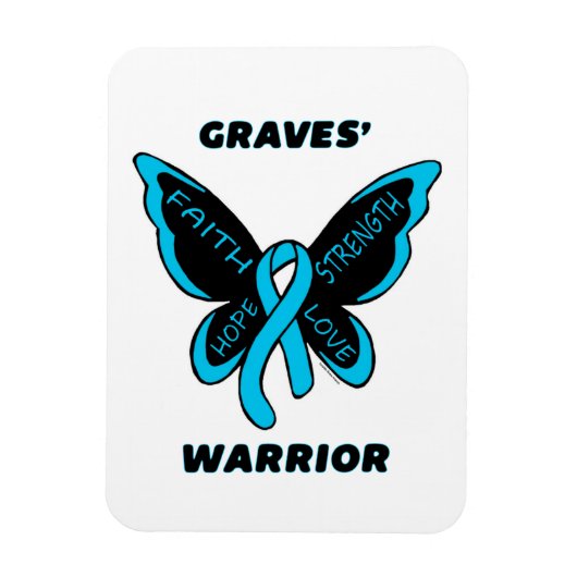 Butterfly/Warrior.. Graves" Magneet (Verticaal)