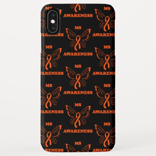 Butterfly/Warrior...MS Hoesje-Mate iPhone Case (Achterkant)