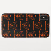 Butterfly/Warrior...MS Hoesje-Mate iPhone Case (Achterkant (horizontaal))