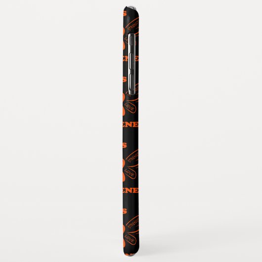 Butterfly/Warrior...MS Hoesje-Mate iPhone Case (Achterkant/links)