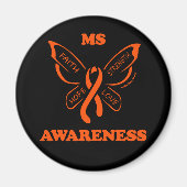 Butterfly/Warrior...MS Magnet (Voorkant)