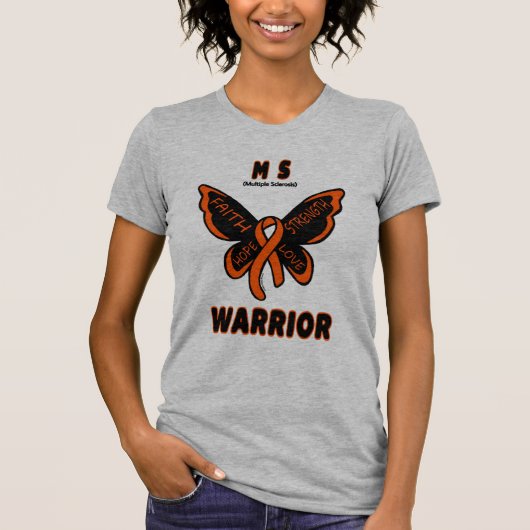 Butterfly/Warrior...MS T-shirt (Voorkant)