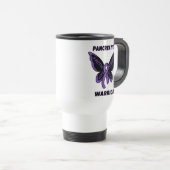 Butterfly/Warrior.. Pancreatitis Travel Mug Reisbeker (Voorkant rechts)