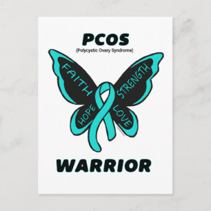 Butterfly/Warrior...PCOS Briefkaart