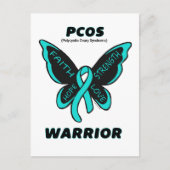 Butterfly/Warrior...PCOS Briefkaart (Voorkant)