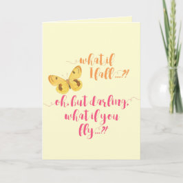 Butterfly - Wat als ik herfst? - INSPIREREND KAART