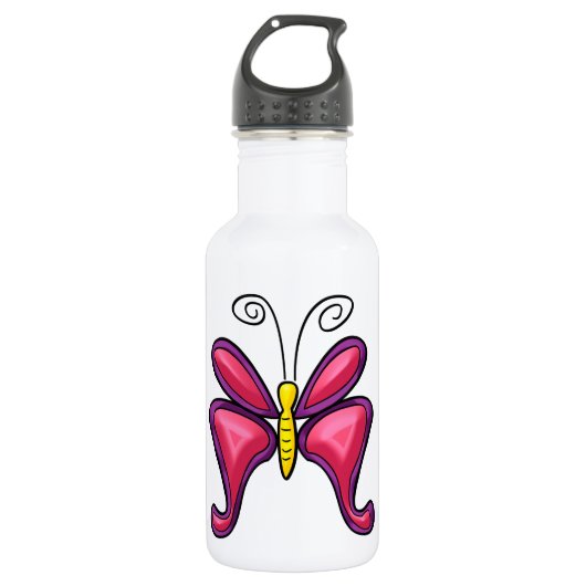 Butterfly Waterfles (Voorkant)