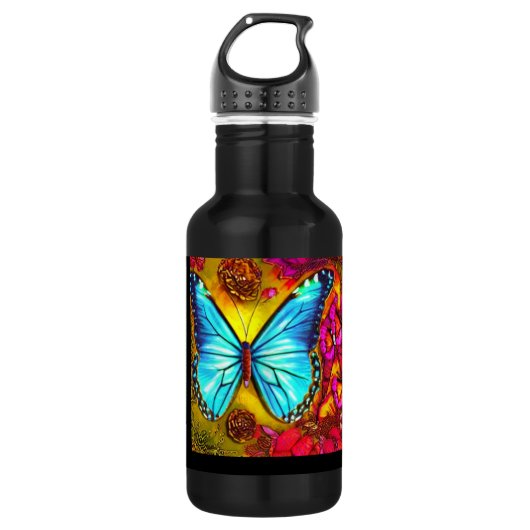 Butterfly Waterfles (Voorkant)