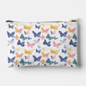 Butterfly Waterverf Kleurrijke Patroon Aangepaste  Etui (Achterkant)