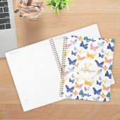 Butterfly Waterverf Kleurrijke Patroon Aangepaste  Planner