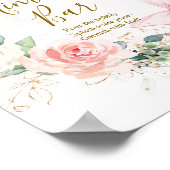 Butterfly Waterverf Mimosa Bar Poster (Hoek)