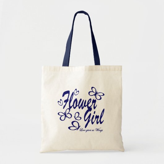 Butterfly Wedding/ Bloemenmeisje Tote Bag (Voorkant)