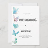 Butterfly Wedding Kaart (Voorkant)