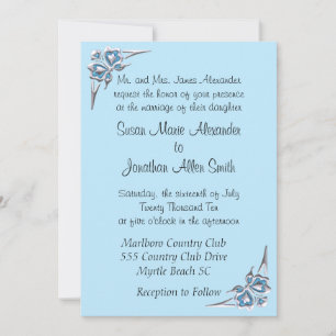 Butterfly Wedding Uitnodigingen