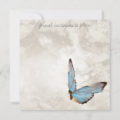 BUTTERFLY WENST DE DATUM GOED OP TE SLAAN KAART (Achterkant)