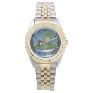 Butterfly Wereldbol horloge