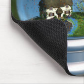 Butterfly Wereldbol Mousepad Muismat (Hoek)