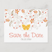 Butterfly Whimsy sparen het Briefkaart van de Datu (Voorkant)