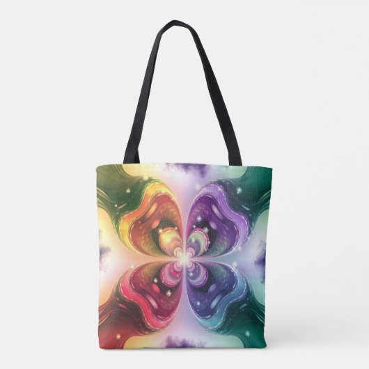 Butterfly Whirl Een symfonie van kleuren Tote Bag (Achterkant)