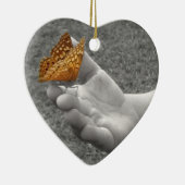 Butterfly Whisperer Keramisch Ornament (Rechts)