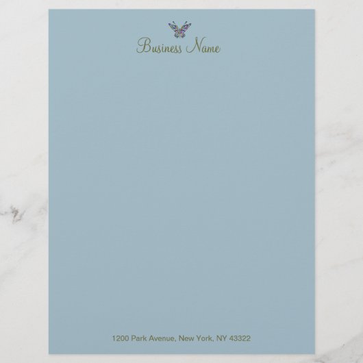 Butterfly Whispers 2 CHANGE COLOR ~ Letterhead (Voorkant)
