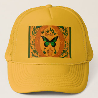 Butterfly Whispers: Elegance Trucker Hoed van de N Trucker Pet