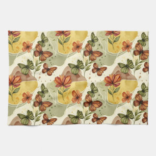 Butterfly Whispers in Earth Tones Theedoek