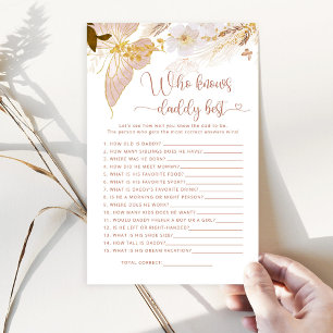 Butterfly Wie kent papa beste baby shower spel