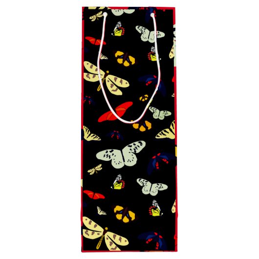 Butterfly Wijn Cadeautas (Achterkant)