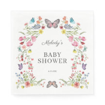 Butterfly Wildflower Baby shower