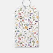 Butterfly Wildflower Garden Vrijgezellenfeest Favo Cadeaulabel (Achterkant)