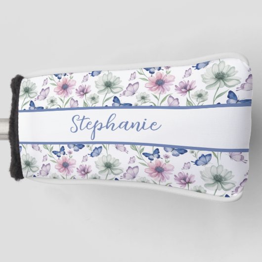 Butterfly Wildflower Golfheadcover (Voorkant)