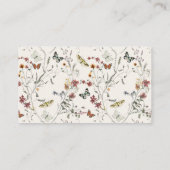 Butterfly Wildflower Neem alsjeblieft een recept m Informatiekaartje (Achterkant)