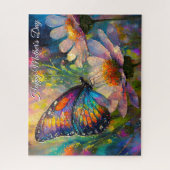 Butterfly Wildflower Sunrise Mother's Day Legpuzzel (Verticaal)