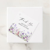 Butterfly Wildflower Vrijgezellenfeest Bedankjes Labels (In situ)