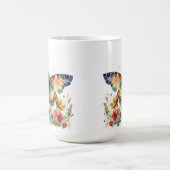 Butterfly & Wildflowers Koffie Mok (Center)