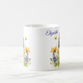 Butterfly & Wildflowers Koffie Mok (Center)