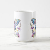 Butterfly & Wildflowers Koffie Mok (Center)