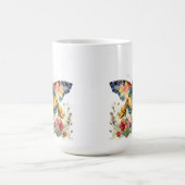 Butterfly & Wildflowers Koffie Mok (Center)