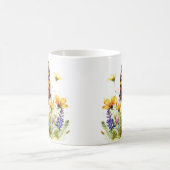 Butterfly & Wildflowers Koffie Mok (Center)